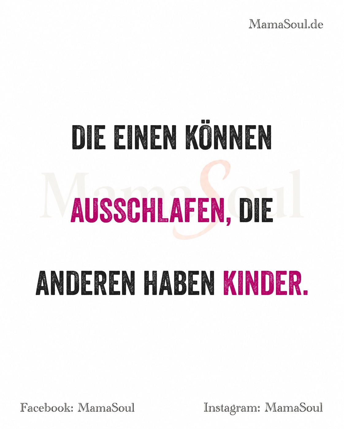 ausschlafen vs elternsein