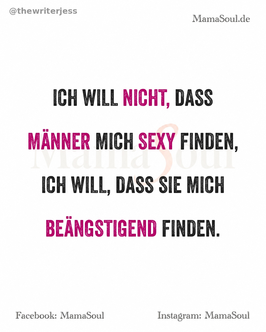 beaengstigend statt sexy ein wunsch