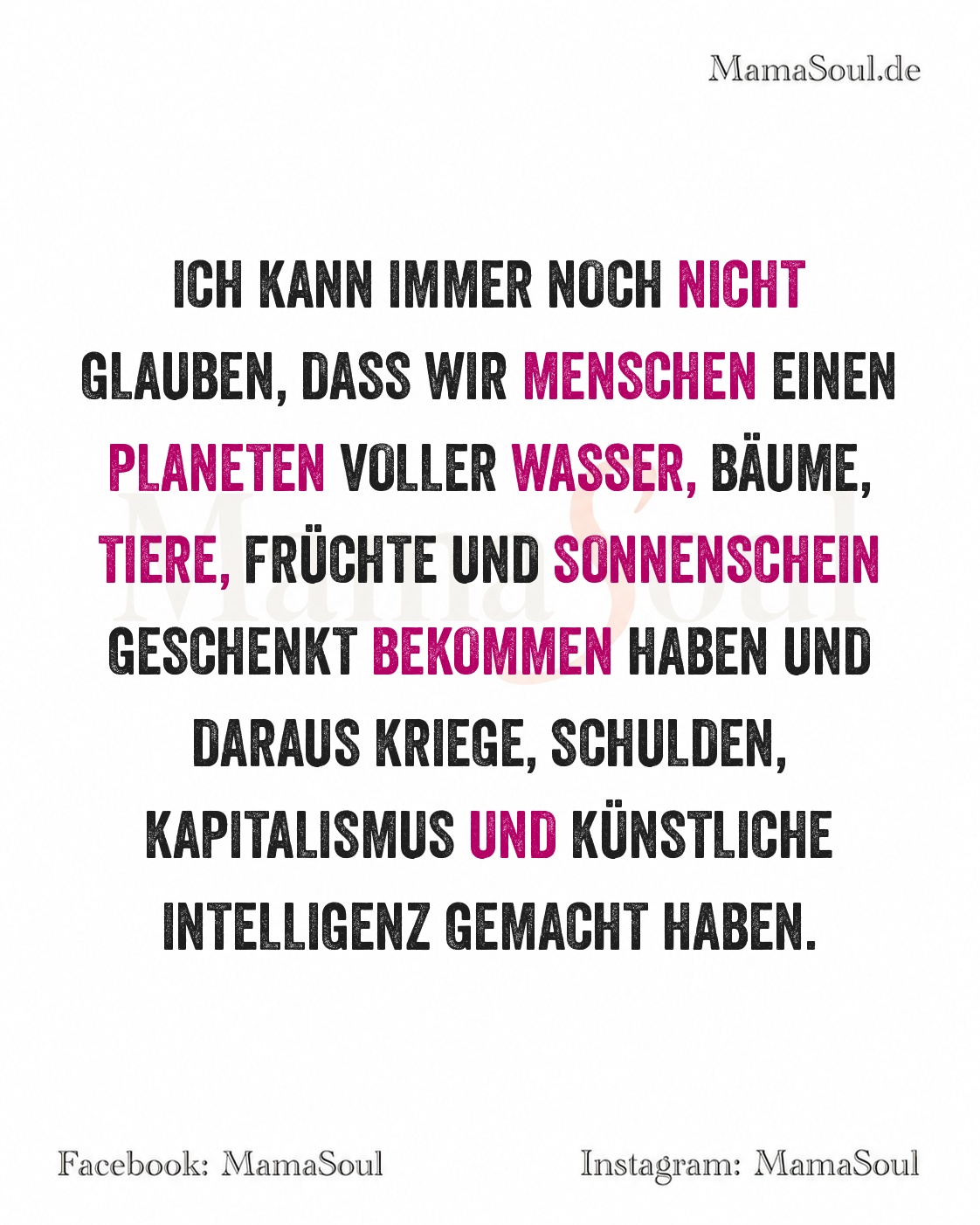 der widerspruch unserer zivilisation