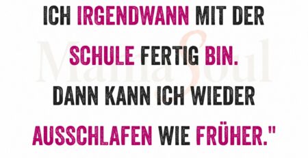die illusion vom ausschlafen nach der schule
