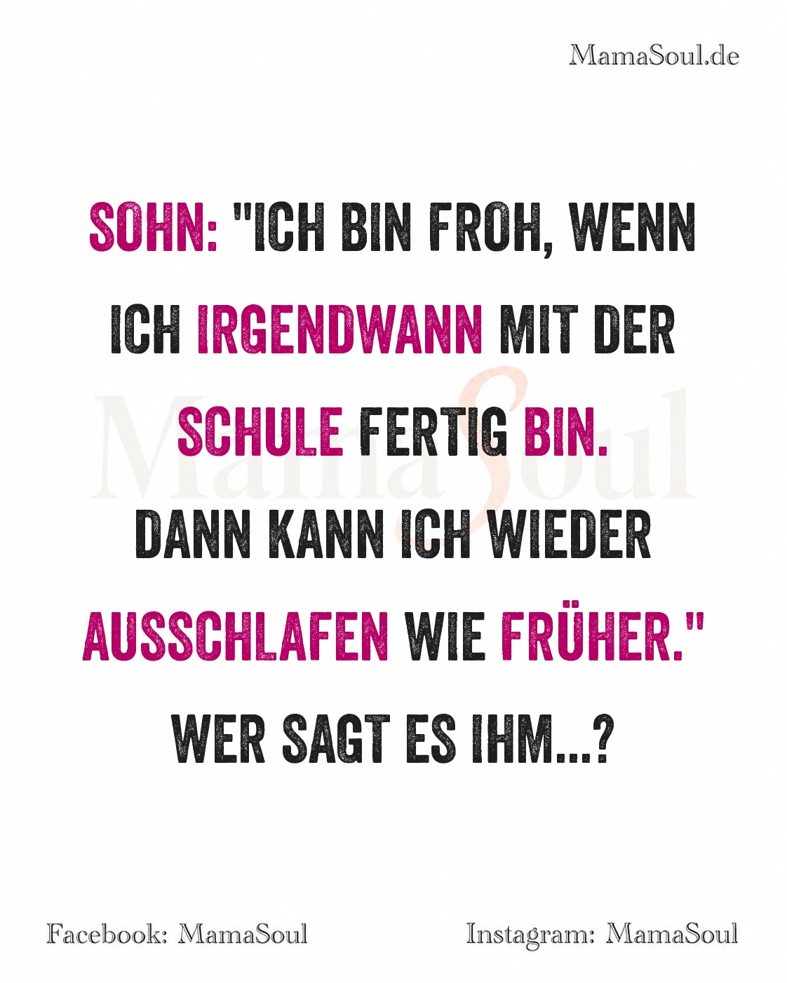 die illusion vom ausschlafen nach der schule