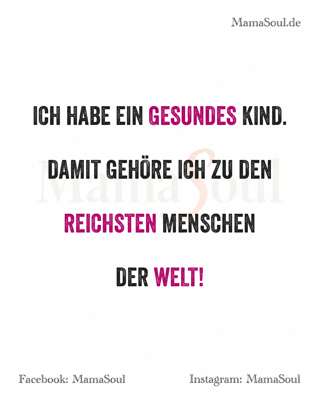 ein gesundes kind macht reich