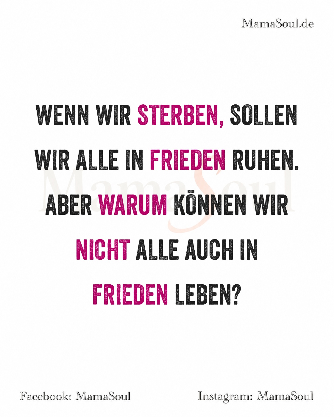 frieden zu lebzeiten