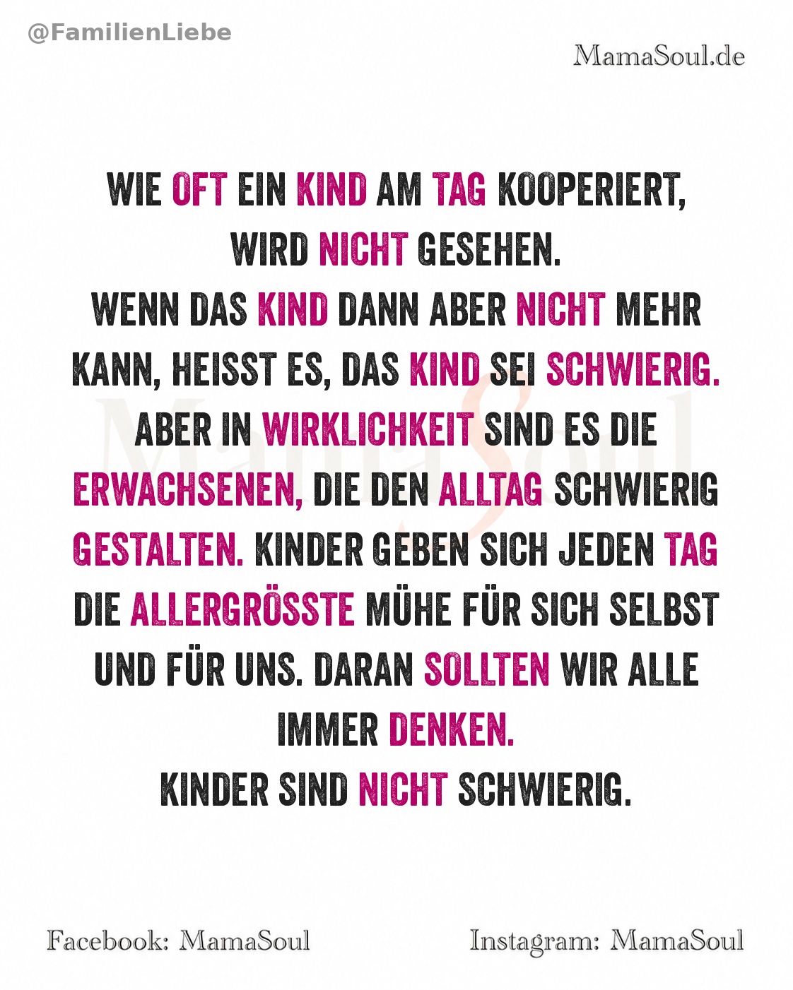 kinder sind nicht schwierig sondern geduldig