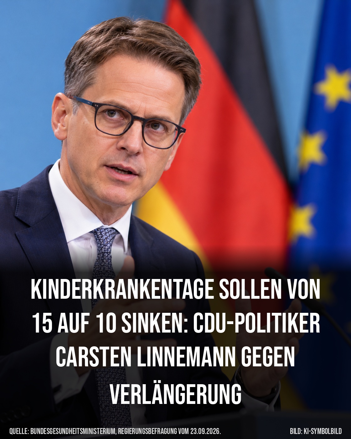 kinderkrankentage sollen von 15 auf 10 sinken cdu politiker