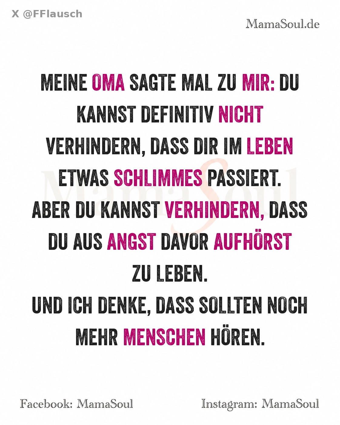 lebensweisheit von der oma