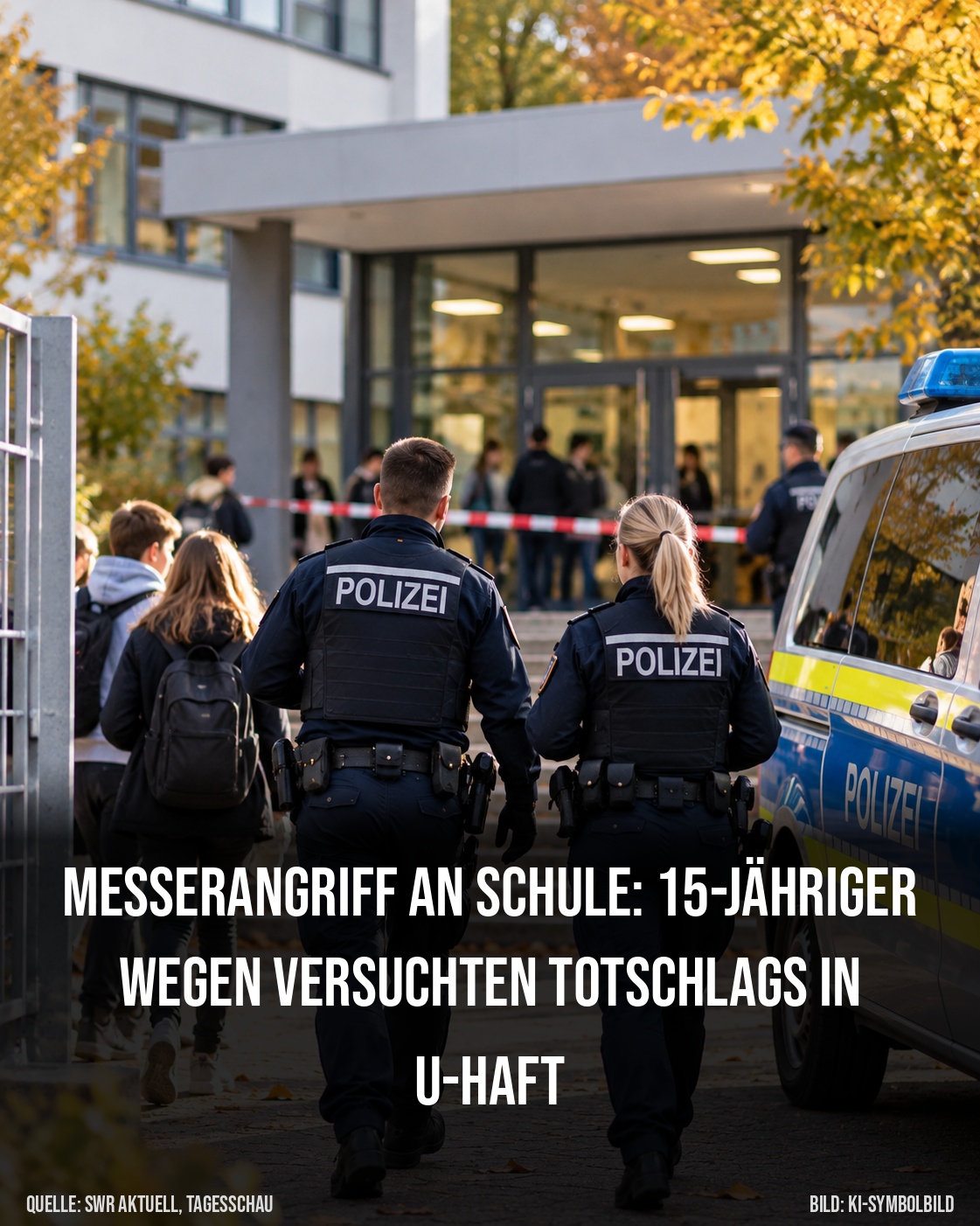 messerangriff an schule 15 jaehriger wegen versuchten