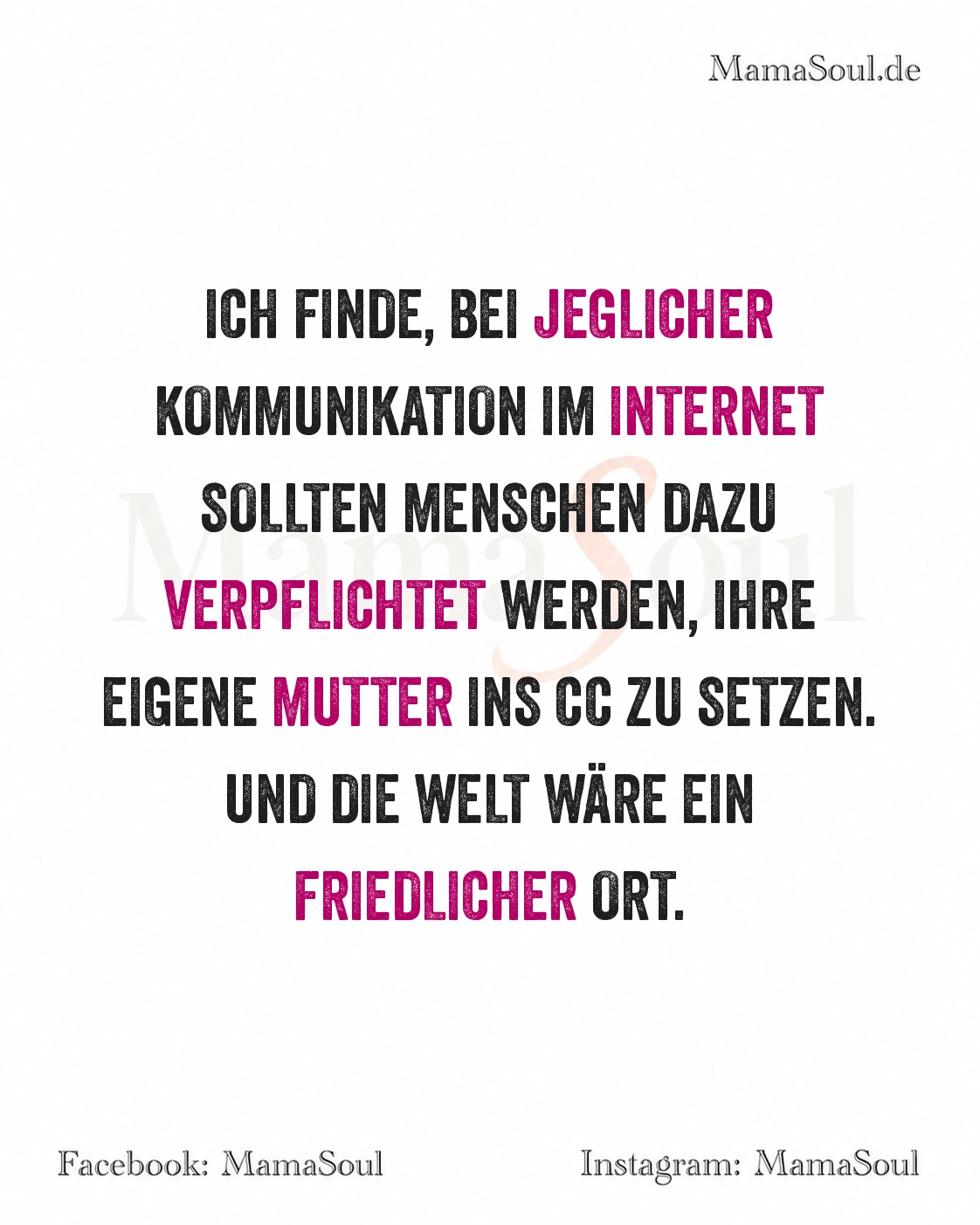 muetter ins cc bei internetkommunikation