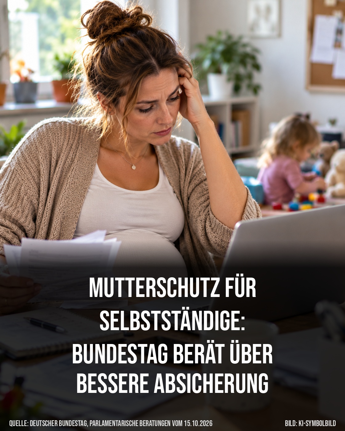 mutterschutz fuer selbststaendige bundestag beraet ueber