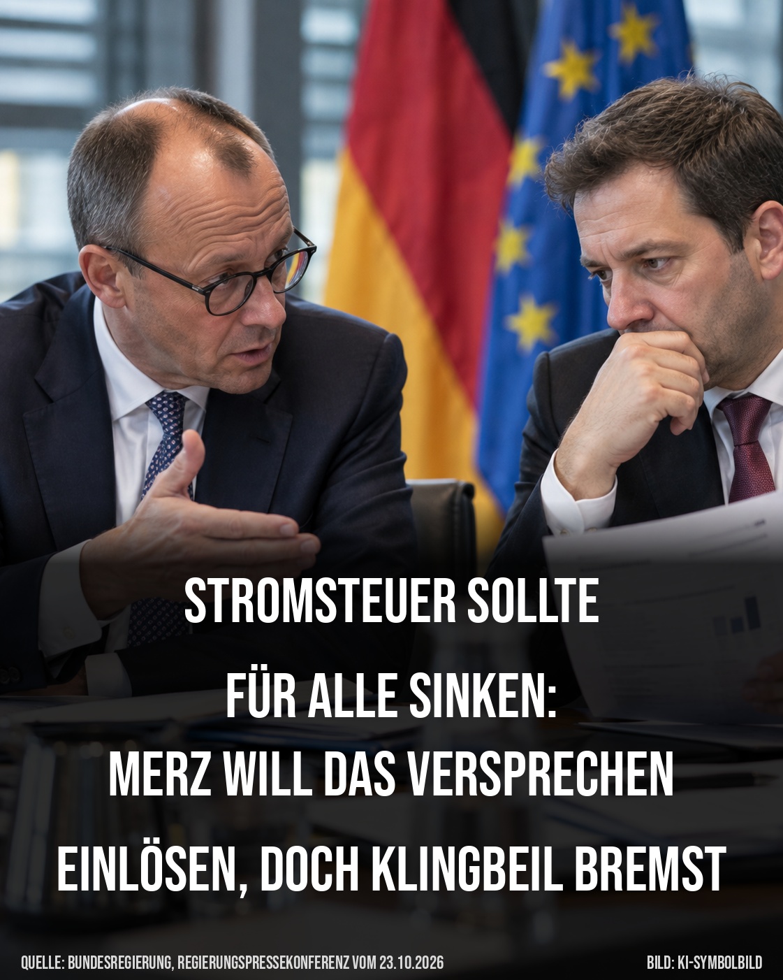stromsteuer sollte fuer alle sinken merz will das