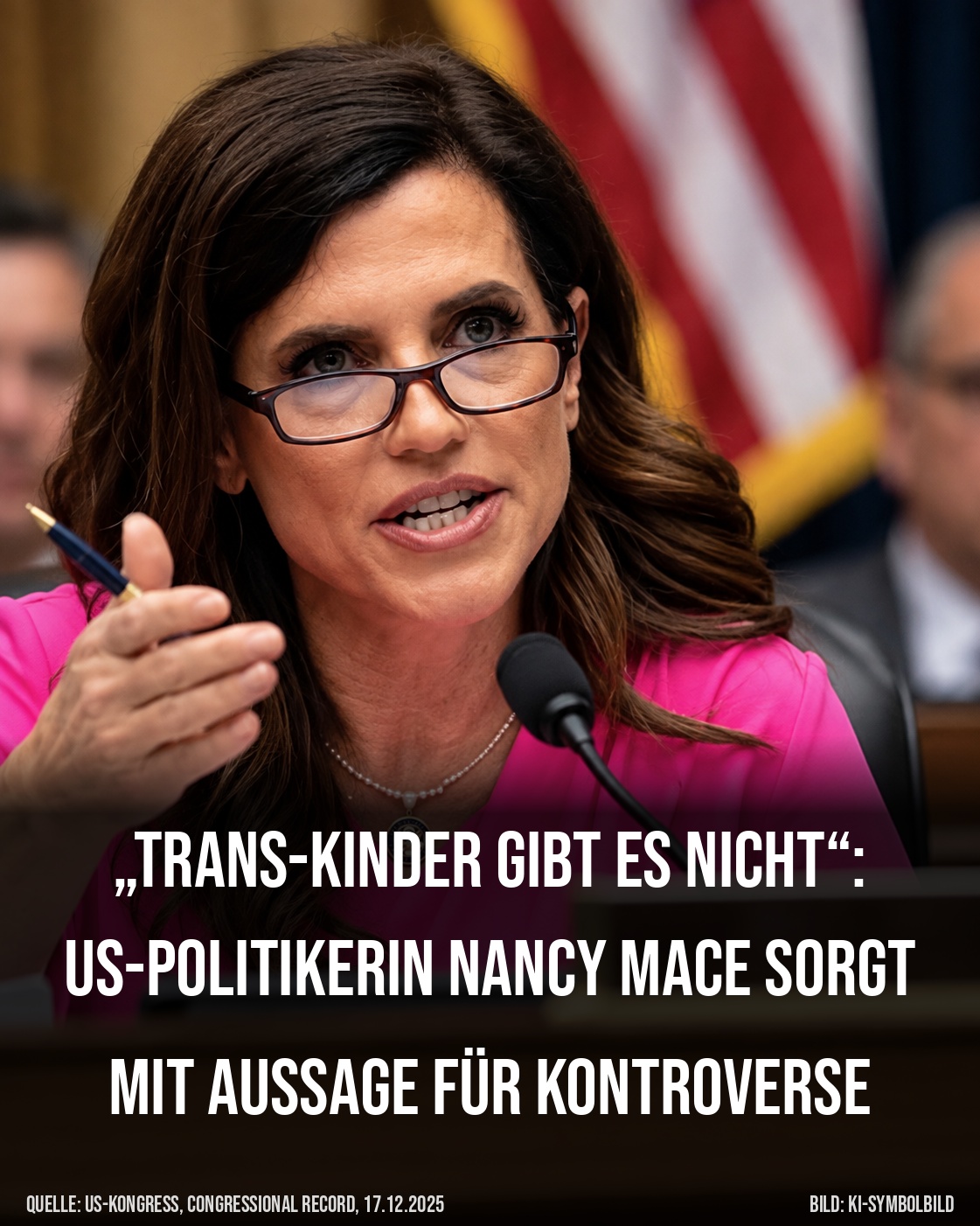 trans kinder gibt es nicht us politikerin nancy mace sorgt