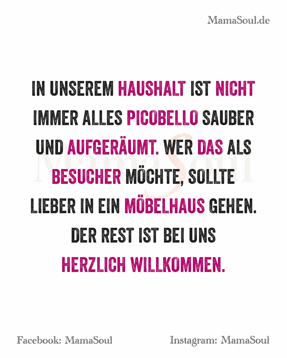 willkommen in unserem chaotischen zuhause